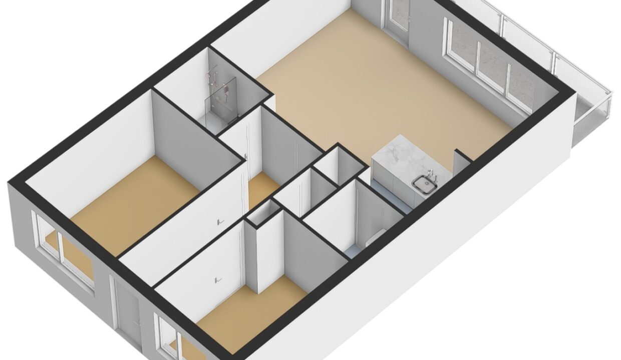 Passiebloemweg 31 - Appartement - 3D
