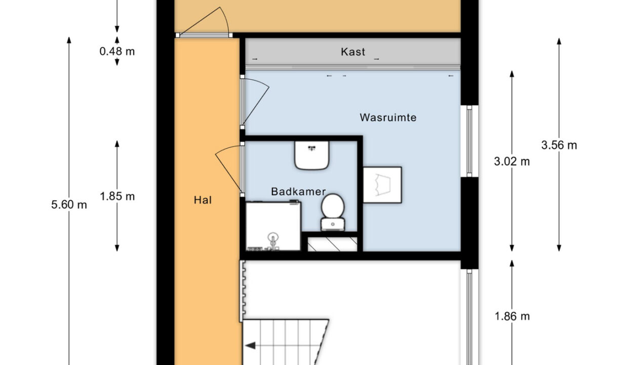 Sinaasappelstraat 1 - 2e verdieping - 2D
