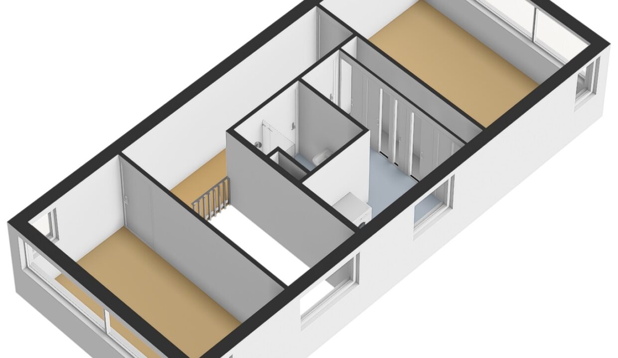 Sinaasappelstraat 1 - 2e verdieping - 3D